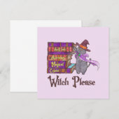 魔女お願い – 魔女黒猫 (正面/裏面)