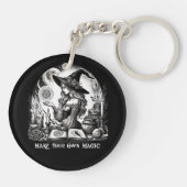 魔女かわいらし薬屋が自分の魔法を作る キーホルダー (裏面)