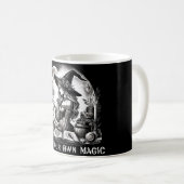 魔女かわいらし薬屋が自分の魔法を作る コーヒーマグカップ (正面右)