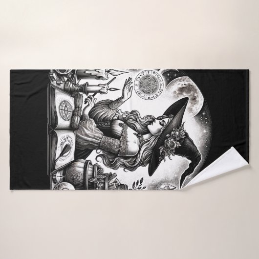 魔女かわいらし薬屋が自分の魔法を作る バスタオルセット (バスタオル)