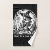 魔女かわいらし薬屋が自分の魔法を作る バスタオルセット (ハンドタオル)