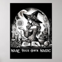 魔女かわいらし薬屋が自分の魔法を作る
