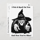 魔女があなたに呪文を掛ける ポストカード (正面/裏面)