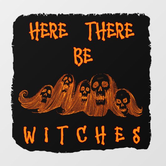 魔女がいる ウィンドウサイン (シート)