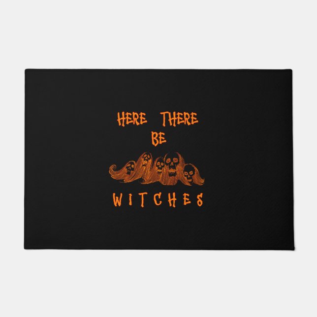 魔女がいる ドアマット (正面)