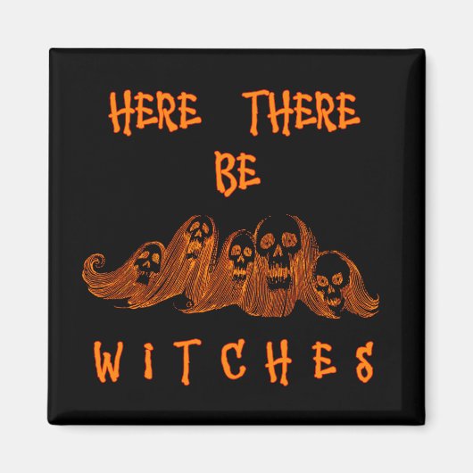 魔女がいる マグネット (正面)