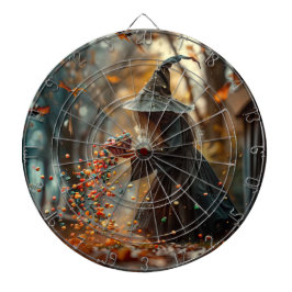 魔女がカラフル飴を飛ばす ダーツボード