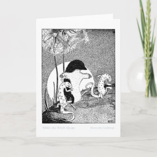 魔女がカード1を眠らせている間 カード