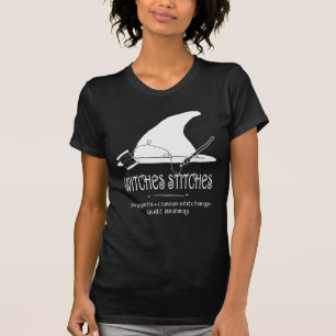 魔女がダークシャツを縫う Tシャツ