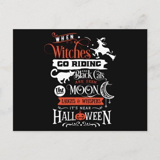 魔女が乗りに行く時 ポストカード (正面)