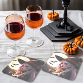 魔女が休憩スポットを醸造 スクエアペーパーコースター