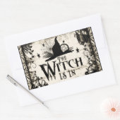 魔女が入った!シール 長方形シール (封筒)