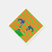 魔女が入っている スタンダードカクテルナプキン (角)