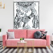 魔女が呪文を唱える, 1489 キャンバスプリント (インサイチュ (リビング))