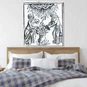 魔女が呪文を唱える, 1489 キャンバスプリント (インサイチュ (寝室))