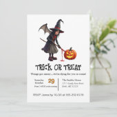 魔女が大騒ぎのトリックオアトリート 招待状 (スタンド正面)