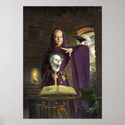 魔女が彼女の呪文を唱えた ポスター (正面)