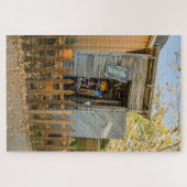 魔女が納屋に座る ジグソーパズル (横)