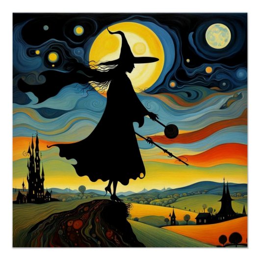 魔女が見る ポスター (正面)