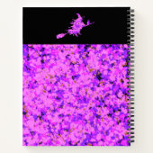 魔女が飛び散絵を描った ノートブック (裏面)