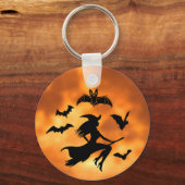 魔女こうもりムーン キーホルダー (正面)