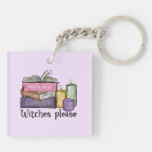 魔女さん ブックの恋人|へ |図書館員 キーホルダー (裏面)