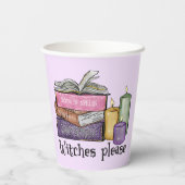 魔女さん ブックの恋人|へ |図書館員 紙コップ (裏面)