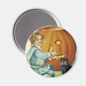 魔女たちがハロウィーンに集まる時 マグネット (正面/裏面)