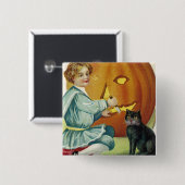 魔女たちがハロウィーンに集まる時 缶バッジ (正面&裏面)