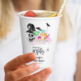 魔女たちのハロウィンカクテル ブライダルシャワーパーティー 紙コップ