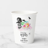 魔女たちのハロウィンカクテル ブライダルシャワーパーティー 紙コップ (裏面)