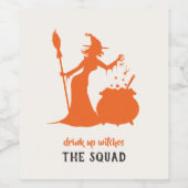 魔女たちのポーション 大人のハロウィンパーティー ワインラベル (シングルラベル)