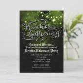 魔女たちの集会 緑と黒のダマスクの招待状 招待状 (スタンド正面)