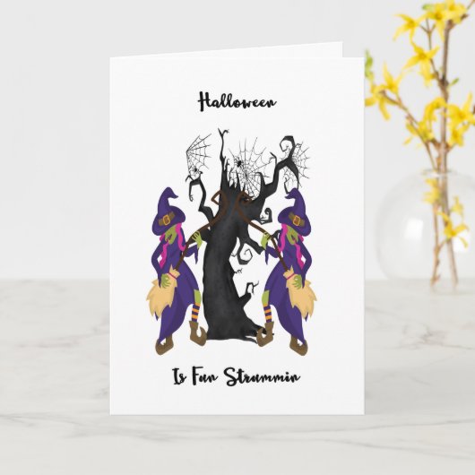 魔女たちは眉をひそめる カード (黄色い花)