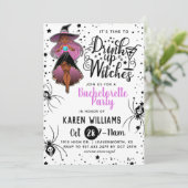 魔女たちよ飲み干せ ハロウィン バチェロレッテパーティー招待状 招待状 (スタンド正面)