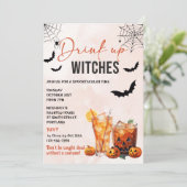 魔女たちよ、飲み干せ！ハロウィンパーティーの招待状 招待状 (スタンド正面)