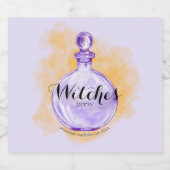 魔女たちよ、飲み干せ！ 紫水彩の魔法の水 スパークリングワインラベル (シングルラベル)