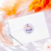 魔女たちよ、飲み干せ！ 紫水彩の魔法の水 ラウンドシール