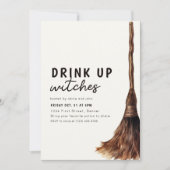 魔女たち、飲み会でハロウィンパーティーの招待状 招待状 (正面)