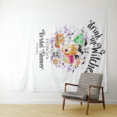 魔女たち、飲み干して！ハロウィン ブライダルシャワー 背景 タペストリー (インサイチュ(横))