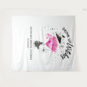 魔女たち、飲み干して ハロウィン ブライダルシャワー 背景 タペストリー (正面(横))