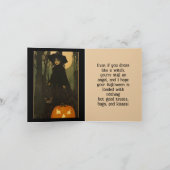 魔女だけど天使のハロウィンカード サンキューカード (内部)