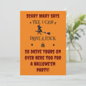 魔女だってステアリングが出来るさ 招待状 (スタンド正面)