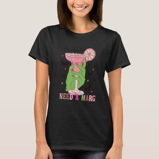 魔女だって魔女がオウムを飲むんだよ Tシャツ (正面)