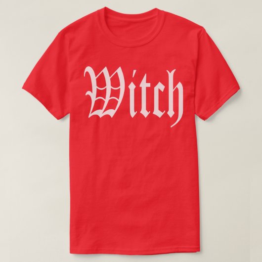 魔女だ Tシャツ (デザイン正面)