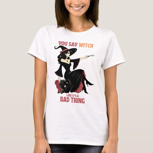 魔女って悪いこというの Tシャツ (正面)