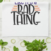 魔女って言うなんて最悪なハロウィーンだ キッチンタオル (折り畳み)