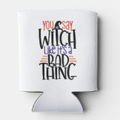 魔女って言うなんて最悪なハロウィーンだ 缶クーラー (裏面)