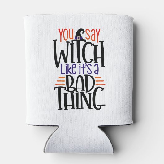 魔女って言うなんて最悪なハロウィーンだ 缶クーラー (裏面)