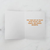 魔女っぽくてかわいい (1) ハロウィン グリーティング カード (内部)